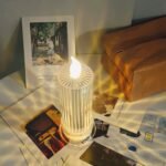 6240A Simple Candles for Home Decoration, Crystal Candle Lights