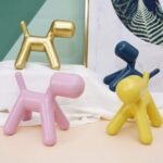 Plastic Cute Animal Puppy Chair,Creative Dog Low Footstool,Cartoon Foot Rest Stool For Bedroom Living Room Entrance Gift (1 Pc) - Image 3