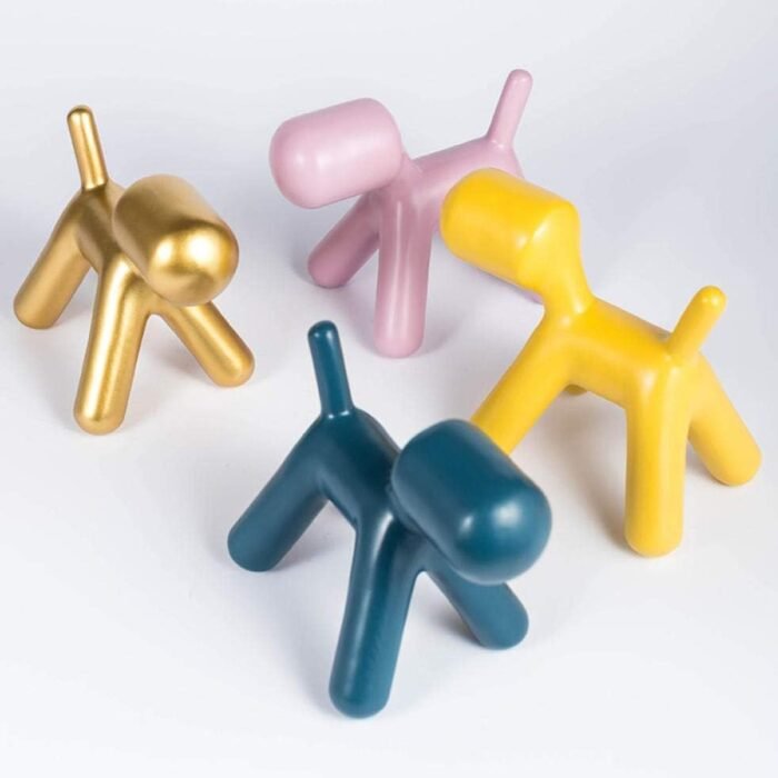 Plastic Cute Animal Puppy Chair,Creative Dog Low Footstool,Cartoon Foot Rest Stool For Bedroom Living Room Entrance Gift (1 Pc) - Image 6
