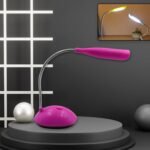 Fashion Wind Led Desk Light, Led Lamps Button Control, Portable Flexible Neck Eye-Caring Table Reading Lights For Reading / Relaxation / Bedtime