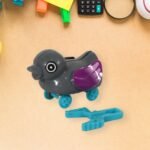 Small Push Back Duck Toy, Ejectable Spring Tail Duck, Small Diy Duck Toy