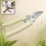 Stainless Steel Pruning Shears With Sharp Blades And Comfortable Handle - Durable Hand Pruner For Comfortable And Easy Cutting, Heavy Duty Gardening Cutter Tool Plant Cutter For Home Garden | Wood Bran (1 Pc)