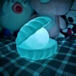 Pearl Shell Night Lamp with Energy-Efficient LED Lights
