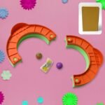 Interactive Infinity Track Toy with Bouncing Balls - Enhances Creativity and Physical Activity, Indoor/Outdoor Play for All Kids