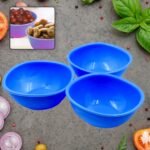 Bpa Free Plastic Bowl Set For Cereal, Salad, Rice, Soup, Pasta, Snack Bowl, Microwave Safe, Dishwasher Safe (3 Pcs Set)