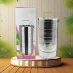 Big Size 5 Compartment Lunch Box Stainless Steel Round Tiffin Traditional Tiffin Box For Kids, College, Office Men And Women Meal Holder With Locking Clip 5 Containers (16X5 Inch)