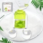 Miracle Small Plastic Ice Gola Maker Ice Snowmaker Machine | Ice Crusher | Indoor Outdoor Manual With Steel Blade & Anti Slip Grip (1 Pc)