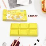 Chocolate Shaped Erasers Soft Pencil Erasers Supplies For Office School Students Drawing Writing Classroom Rewards For Return Gift, Birthday Party, School Prize