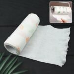 Non Woven Reusable And Washable Kitchen Printed Tissue Roll Non-Stick Oil Absorbing Paper Roll Kitchen Special Paper Towel Wipe Paper Dish Cloth Cleaning Cloth 40 Sheets / Pulls