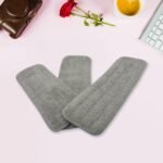 Microfiber Flat Mop Refill Pad For Dry And Wet Cleaning Of All Smooth Floors Pad (3 Pc Set)