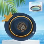 Cartoon Shape Wash Basin, Space Saving Multi Function Foldable Baby Wash Basin Easy Clean Lightweight Thicken For Washing Face For Home (33X31 Cm / 1 Pc)