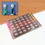 Multipurpose Small Stainless Steel Wall Hanging Hook 36 Pc, Self Adhesive Stainless Steel Heavy Duty Wall Hooks For Hanging Clothes, Calender, Bathroom Tiles, Kitchen, Key Hange (36 Pc Set)