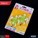 4505 TURTLE STRONG ADHESIVE HOOK WALL HOOKS HIGH QUALITY PREMIUM HOOK FOR HOME , OFFICE , & MULTIUSE HOOK ( 1 PKT )