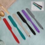Six-Piece Silicone Dough Scraper and Cake Spatula Set