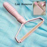 2-In-1 Portable Lint Remover with Brush and Sticky Roller for Efficient Household Cleaning