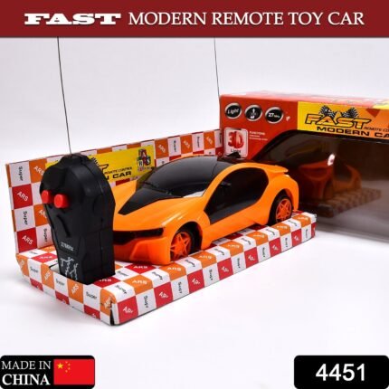 4451 Remote Control Fast Modern Racing Car 3D Light with Go Forward And Backward