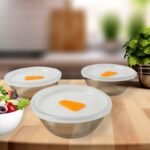 Bista Glass Serving & Mixing Bowls with Lids