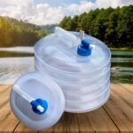 Collapsible Portable Water Container for Outdoor Camping