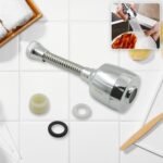 Plastic 360 Degree Rotating Water-Saving Sprinkler, Faucet Aeratorfor Easy Clean Sink Water Saving Extension Jet Stream Spray Setting Faucet Splash-Proof Filter Extender Sprayer For Kitchen, Bathroom (6 Inch)