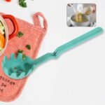 Premium Xl Silicone Pasta Fork, High Heat Resistant To 600Ãƒ€Š°F, Hygienic One Piece Design, Spaghetti Strainer & Server Spoon
