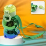 Cute Kids' Personalized Plastic Water Bottle with Adjustable Strap