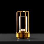 Crystal Lantern Lamp with Rechargeable LED Lights