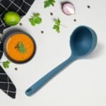 Multipurpose Silicone Spoon, Silicone Basting Spoon Non-Stick Kitchen Utensils Household Gadgets Heat-Resistant Non Stick Spoons Kitchen Cookware Items For Cooking And Baking (1 Pc)