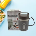 Smart Insulated Stainless Steel Tiffin 3 Compartment Lunch Box With Handle Stackable Stainless Steel Lunch Box | Bpa Free | Leakproof/Dabba For Office, Home, School (1 Pc 3 Compartment)