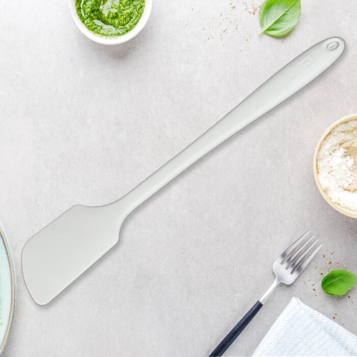 Silicone Spoon Spatula Heat-Resistant Rubber Cooking Utensils Set, Seamless Design Baking Kitchen Spatulas For Nonstick Cookware - Image 1