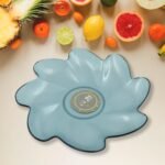 Flower Shape Plastic Dinner / Fruit Plate / Tray / Snacks / Breakfast Plate Friendly Plastic Plate For Kids Party Supplies Birthday Holiday Party Dinnerware Supplies (1 Pc)