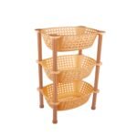 4646 Multipurpose Plastic Storage Rack Organiser - 3 pcs 