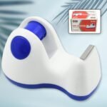 Plastic Tape Dispenser Cutter For Home Office Use, Tape Dispenser For Stationary, Tape Cutter Packaging Tape School Supplies (1 Pc / 213 Gm)
