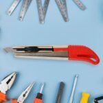 Multi-Use Plastic Cutter With Plastic Cutting Blade And Precision Knife Blade