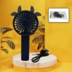 Portable Small Electric Fan Handheld, Usb Rechargeable Mini Student Handheld Class Personal Fan (1 Pc / Mix Color Design)