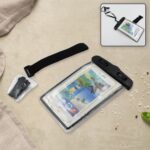 Dust Proof Rain Pouch Waterproof Plastic Mobile Cover With Belt Waterproof Phone Pouch, Large Phone Waterproof Case Underwater Dry Bag For All Android And Iphone Models