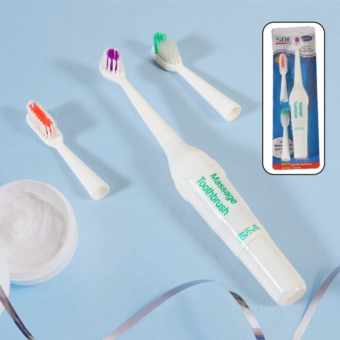 Advanced Electric Toothbrush for Adults and Teens - Superior Plaque Removal & Gum Health, Battery Operated, Travel-Friendly - Image 1