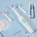 Advanced Electric Toothbrush for Adults and Teens - Superior Plaque Removal & Gum Health, Battery Operated, Travel-Friendly