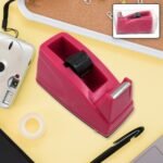 Plastic Tape Dispenser Cutter For Home Office Use, Tape Dispenser For Stationary, Tape Cutter Packaging Tape School Supplies (1 Pc / 273 Gm)