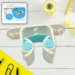 Multifunctional Holder With 4 Screw Wall Mounted Broom Organizer Cleaning Tools Holder Hanger, Hanging Hook For Bathroom Kitchen, Multi Function Holder Garage Clip Bike Hanger Wall Mount Set (1 Pc)