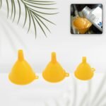 Multipurpose Funnel 3 Size Small , Medium & Big Plastic Funnel For Kitchen And Laboratory Use (3 Pc Set)