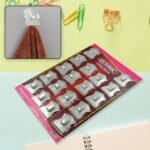 Multipurpose Stainless Steel Wall Hanging Hook 18 Pc, Self Adhesive Stainless Steel Heavy Duty Wall Hooks For Hanging Clothes, Calender, Bathroom Tiles, Kitchen, Key Hange (18 Pc Set)