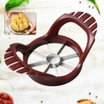 Stainless Steel Apple Cut: Fruit Divider & Core Remover