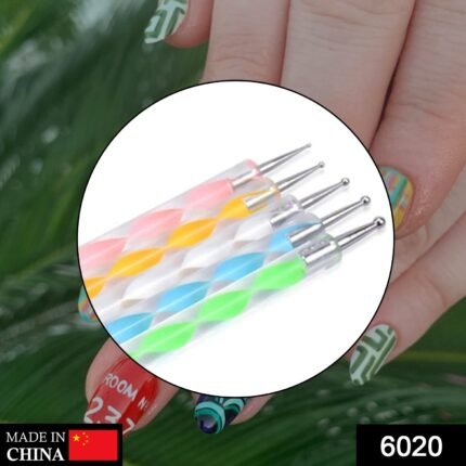 6020 Nail Art Point Pen and Set Used by Womenâ€™s and Ladies for Their Fashion Purposes.