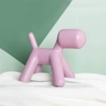 Plastic Cute Animal Puppy Chair,Creative Dog Low Footstool,Cartoon Foot Rest Stool For Bedroom Living Room Entrance Gift (1 Pc) - Image 7