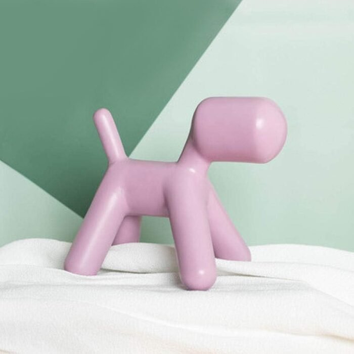 Plastic Cute Animal Puppy Chair,Creative Dog Low Footstool,Cartoon Foot Rest Stool For Bedroom Living Room Entrance Gift (1 Pc) - Image 7