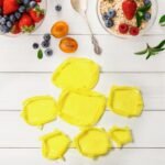 Reusable Silicone Stretch Lids Set - 14 Pieces, Airtight and Eco-Friendly, Dishwasher & Freezer Safe