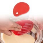 Silicone Cream Scraper Bread Cake Pastry Dough Slicer Hanging Cafe Kitchen Multi-Purpose Smooth Spatula Baking (1 Pc) - Image 3