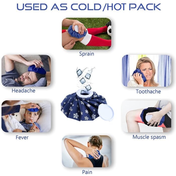 6165 Pain Reliever Ice Bag Used To Overcome Joints Pain In Body.