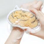 6428 Compressed Wood Pulp Sponge. Creative Cartoon Design Scouring Pad Dishwashing Absorbing Pad. Kitchen Cleaning Tool.