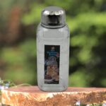 Plastic Transparent Mukhwas Bottle With Steel Cap / Mouth Freshener / Dryfruits Multipurpose Air Tight And Bpa Free Kitchen Storage Bottle (1 Pc)